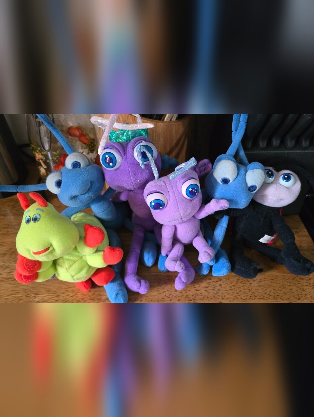 Vintage Disney Bugs Life Plush Toys Lot